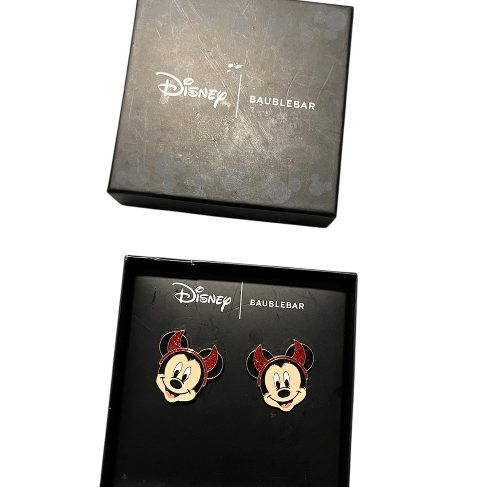 NEW BaubleBar Red Jewelry Mickey Mouse Earrings
